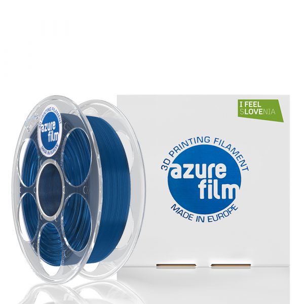 AzureFilm PLA 1.75mm Μπλε διαυγές - Blue Transparent 1kg - Image 2
