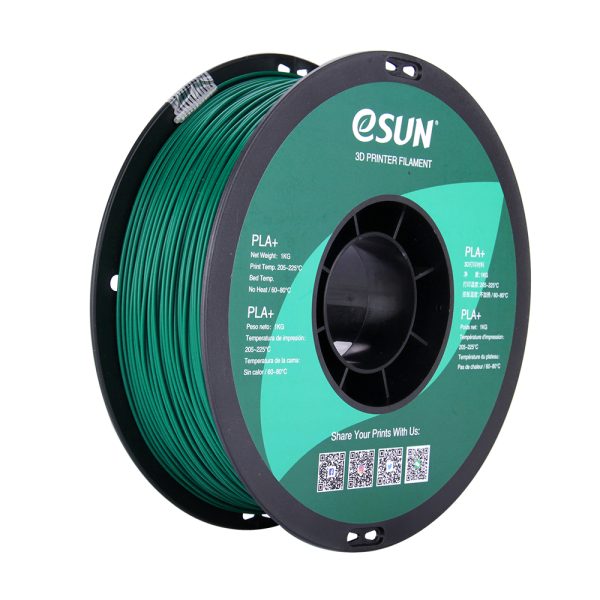 Esun PLA+ 3D Printer Filament 1.75mm Πράσινο-Green 1kg
