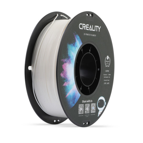 Creality3D CR TPU 1.75mm Άσπρο - White 1kg (3301040033)
