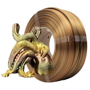 AzureFilm Refill PLA 1.75mm Silk Rainbow Amber 1kg