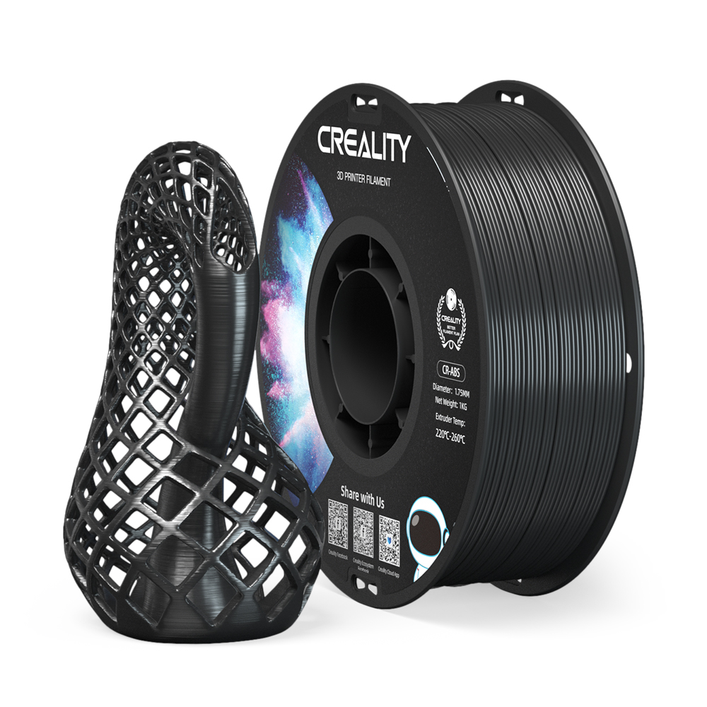 Creality3D CR-ABS 1.75mm Μαύρο-Black 1kg (3301020035)