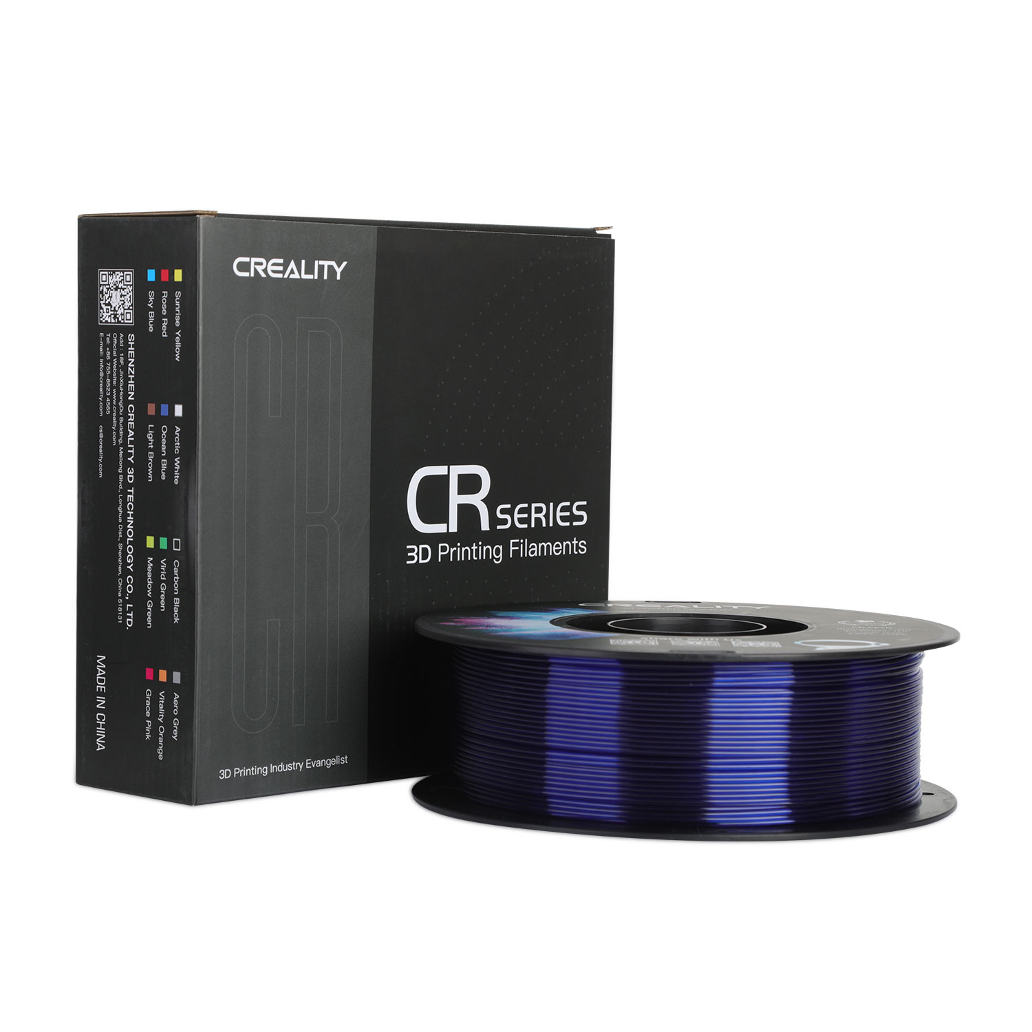 Creality3D CR-PETG 1.75mm Blue Transparent 1kg (3301030036) - Image 2
