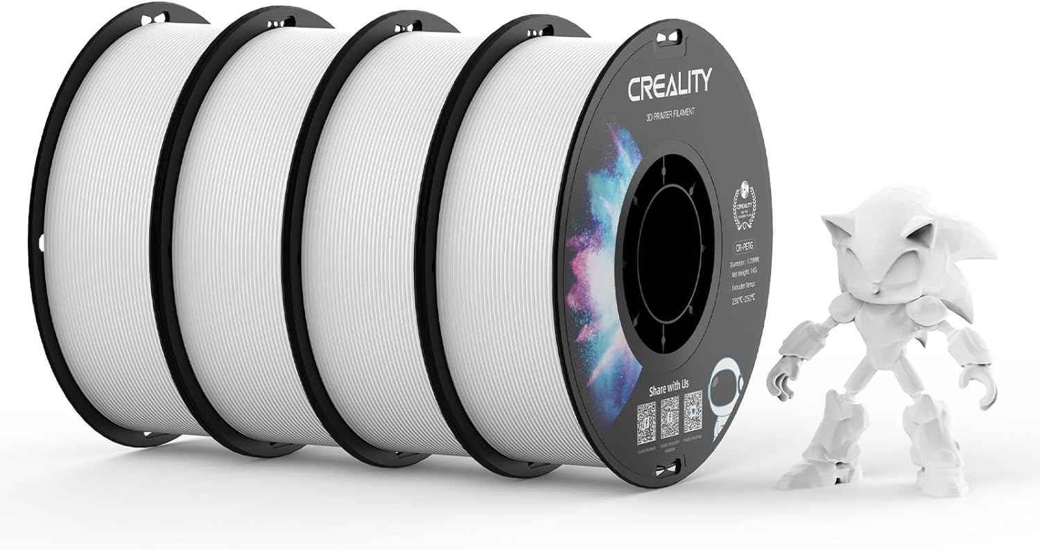 Creality3D CR-PETG Value Pack 4 x White 4kg (3301030085) - Image 3