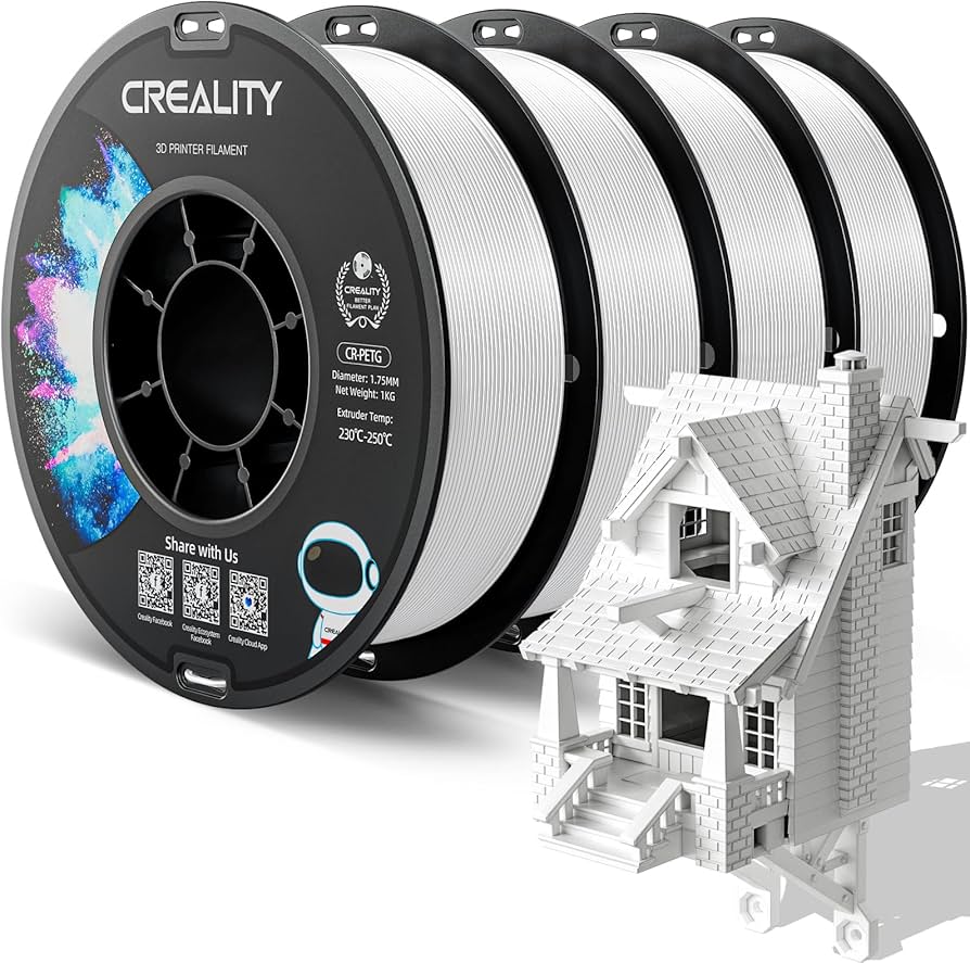 Creality3D CR-PETG Value Pack 4 x White 4kg (3301030085) - Image 2