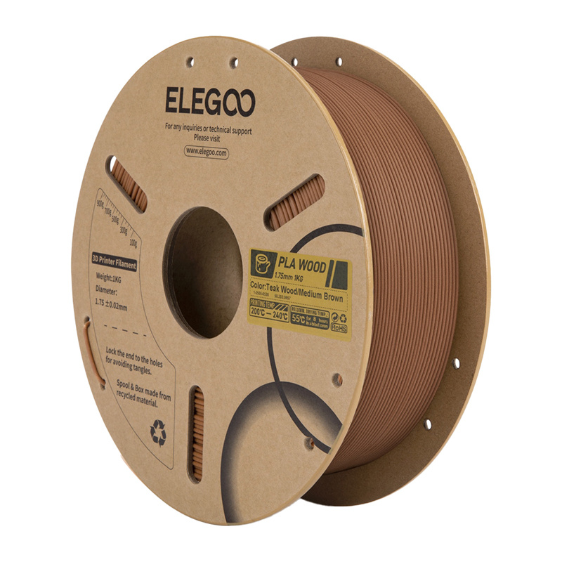 Elegoo Wood PLA Teak Wood 1kg