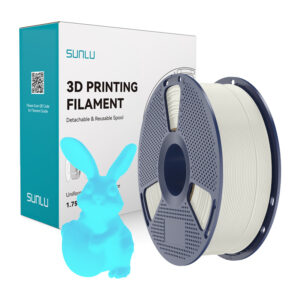 Sunlu PLA Glow in the dark White-Blue 1kg