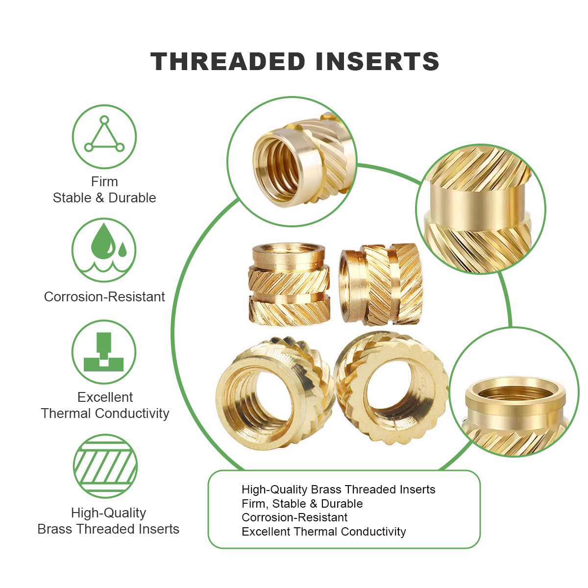 Mintion Assorted Threaded Insert Set - 500 pcs - Image 3